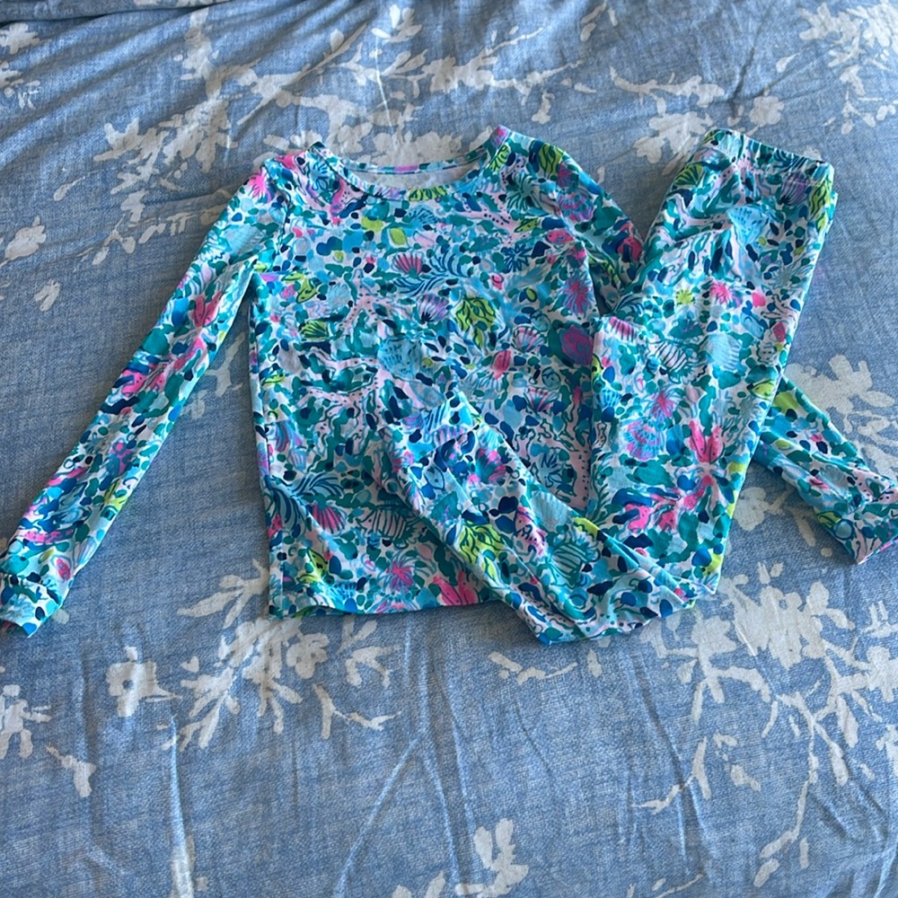 Girls pajamas set size 6
